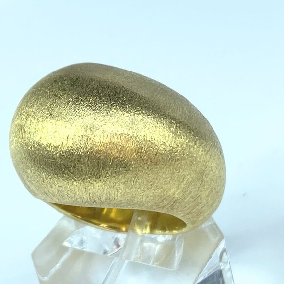 H Stern 18K "Golden Stone" Pedras Roladas Brushed finish ring 25.3g s8 JR9099 - Picture 7 of 11